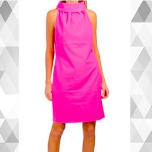 Sail to Sable Cowl Neck Sheath Dress w/ Button Back